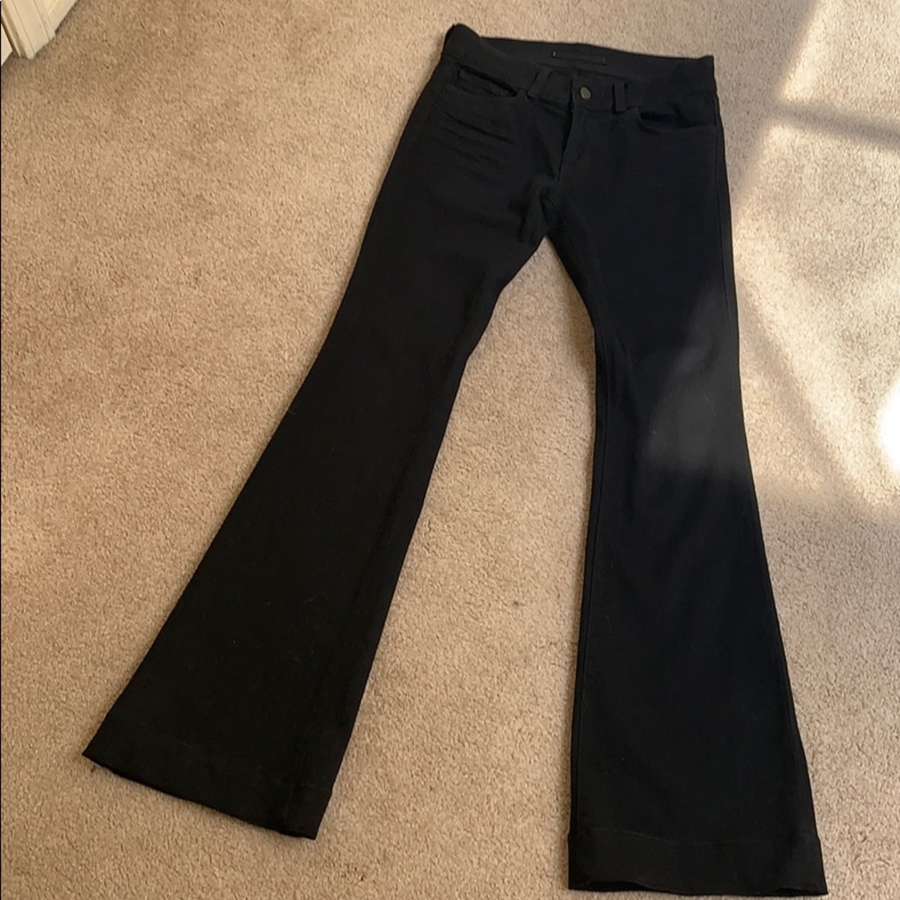 J Brand Jett Lovestory black flare jeans